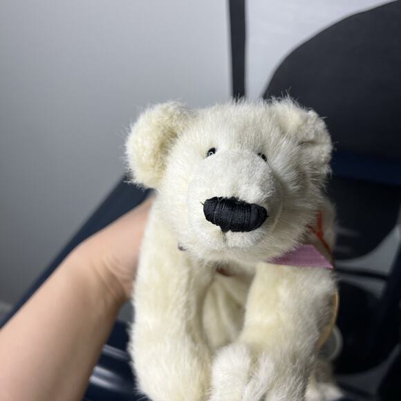 Vintage 90s Boyds Bears Polar Bear Archive Collection Jointed Plush Tinkin II - Picture 8 of 16